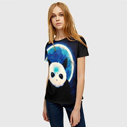 Футболка женская Святой панда, цвет: 3D-принт — фото 2
