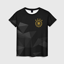 Женская футболка Сборная Германии треугольники