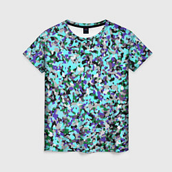 Женская футболка Абстрактные разноцветные пятна