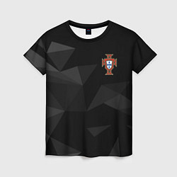 Женская футболка Сборная Португалии треугольники