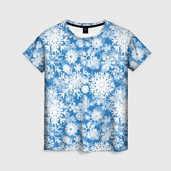 Женская футболка Снежок
