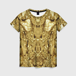 Женская футболка Золотая кожа