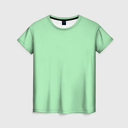 Женская футболка Мятный радуга