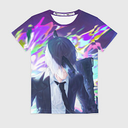 Футболка женская Аки демон, цвет: 3D-принт