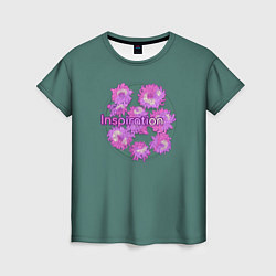 Женская футболка Цветы Хризантемы: вдохновение
