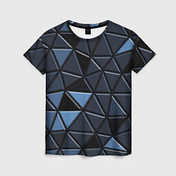 Женская футболка Серые треугольники