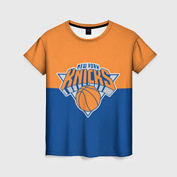 Футболка женская Нью-Йорк Никс НБА, цвет: 3D-принт