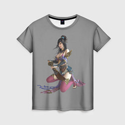 Футболка женская Samurai girl with a sword, цвет: 3D-принт