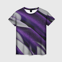 Женская футболка Фиолетовые волны