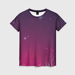 Женская футболка Космическая аномалия