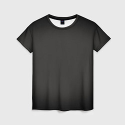 Женская футболка Черная виньетка для черного