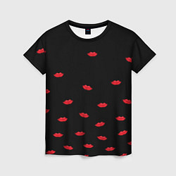 Женская футболка Поцелуи для любимого