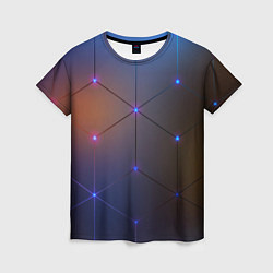 Женская футболка Космические треугольники