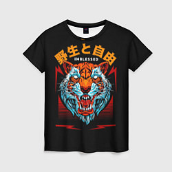 Женская футболка Old tiger