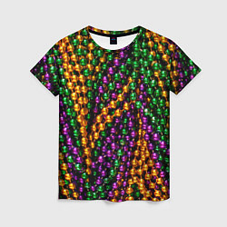 Женская футболка Разноцветные буссы