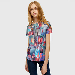 Футболка женская Корабли с алыми парусами: арт нейросети, цвет: 3D-принт — фото 2