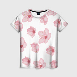 Женская футболка Цветение сакуры