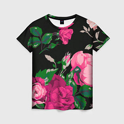 Женская футболка Шипы и розы