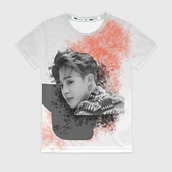Футболка женская Чимин и его тень, цвет: 3D-принт