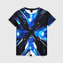 Женская футболка Digital abstract fractal