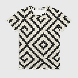 Женская футболка Африканский узор