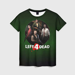 Футболка женская Left 4 dead команда, цвет: 3D-принт