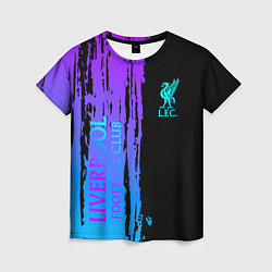 Футболка женская Liverpool FC sport, цвет: 3D-принт
