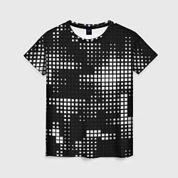 Женская футболка Pixel art - abstraction