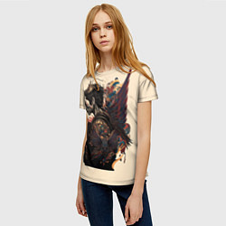 Футболка женская Masato, цвет: 3D-принт — фото 2