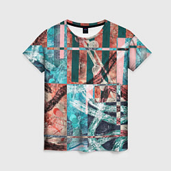 Женская футболка Абстрактная геометрия Флорин
