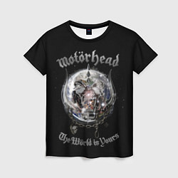 Женская футболка Motorhead планета