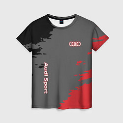 Женская футболка Audi sport grunge
