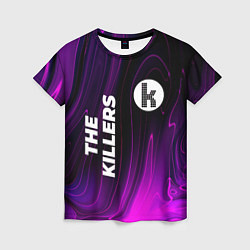 Женская футболка The Killers violet plasma