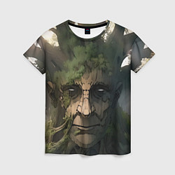 Женская футболка Аниме Мудрое дерево