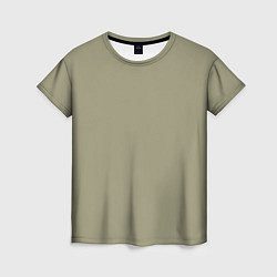 Женская футболка Зеленый тренд без принта