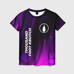 Женская футболка Thousand Foot Krutch violet plasma