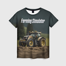 Женская футболка Farming Simulator - Игрушечный желтый