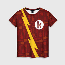 Женская футболка The Killers гитары и молния