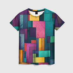 Женская футболка Современные геометрические фигуры