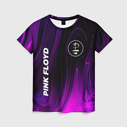 Женская футболка Pink Floyd violet plasma