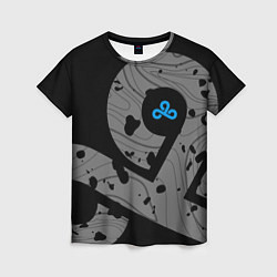 Женская футболка Форма Cloud 9 black