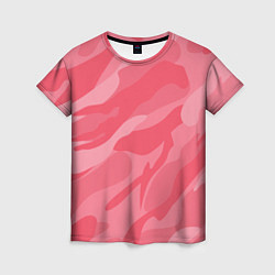 Женская футболка Pink military
