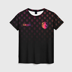Футболка женская Team Liquid pattern, цвет: 3D-принт