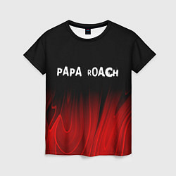 Футболка женская Papa Roach red plasma, цвет: 3D-принт
