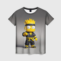 Женская футболка Bart Simpson - ninja - Japan