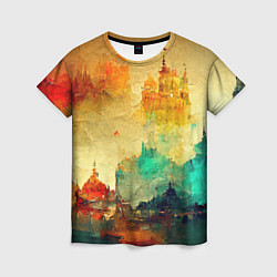 Женская футболка Древний портовый город