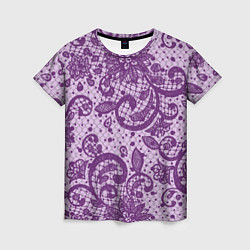 Женская футболка Фиолетовая фантазия