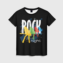 Женская футболка Rock Night