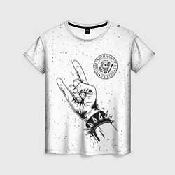 Женская футболка Ramones и рок символ