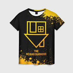 Женская футболка The Neighbourhood - gold gradient